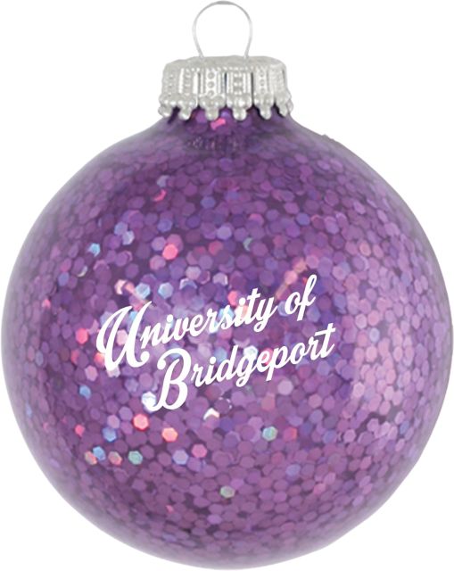 University of Bridgeport Ball Ornament