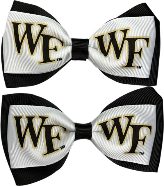 Wake Forest Demon Deacons Child Hair Bow - 2 Pack