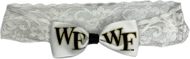 Wake Forest Demon Deacons Infant Lace Headband with Bow