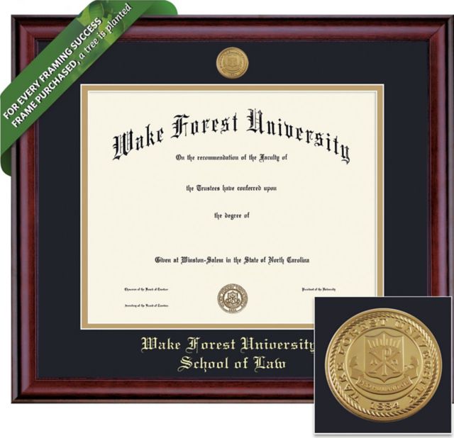 Wake Forest University 11'' x 14'' Classic Diploma Frame