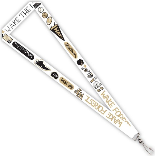 Wake Forest Demon Deacons Julia Gash 3-4'' Satin Lanyard