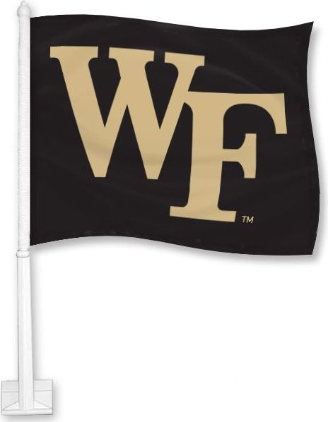 Wake Forest University Car Flag