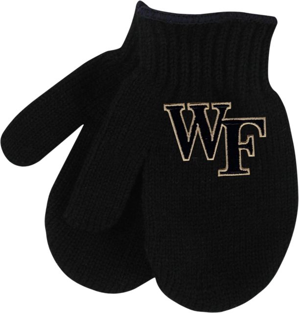 Wake Forest University Infant-Toddler Knit Mittens