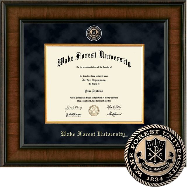 Wake Forest University 11 x 14 Presidential Masterpiece Diploma Frame