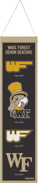 Wake Forest University 8 x 32 Wool Banner