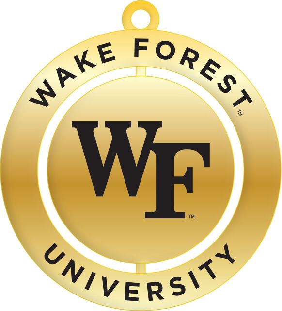 Wake Forest University Spinner Key Tag