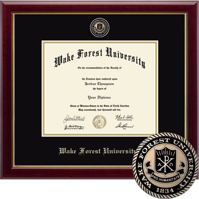 Wake Forest University 11 x 14 Masterpiece Diploma Frame