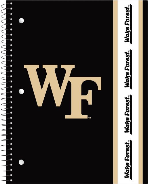 Wake Forest University 1 Subject Notebook