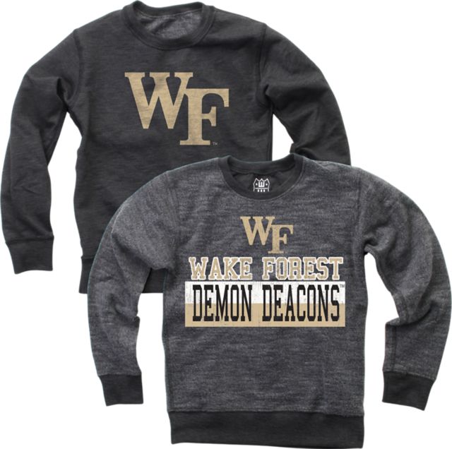 Wake Forest Demon Deacons Boys Reverse Crewneck Sweatshirt