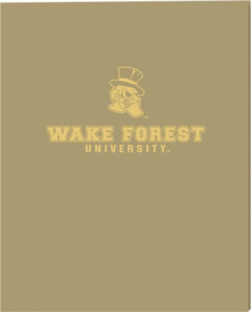 Wake Forest University 2 Pocket Folder
