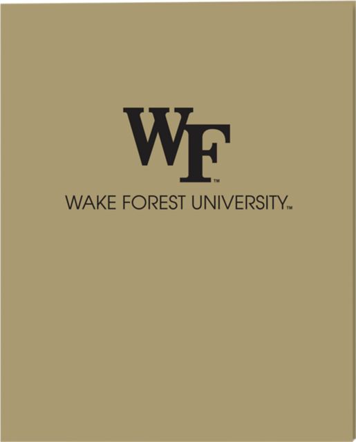 Wake Forest University 2 Pocket Folder