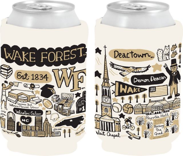 Wake Forest University Julia Gash Can Coozie