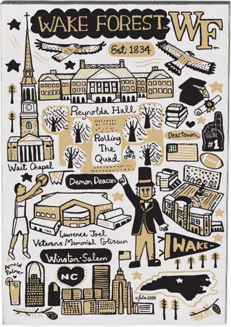 Wake Forest University Jumbo Magnet