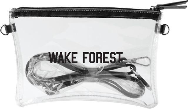Wake Forest University Clear Crossbody Bag