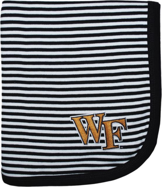 Wake Forest University Infant Striped Blanket