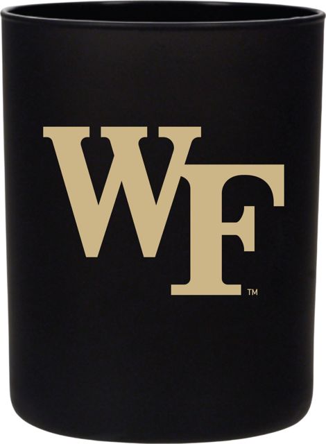 Wake Forest Demon Deacons Frosted Double Old Fashioned Glass