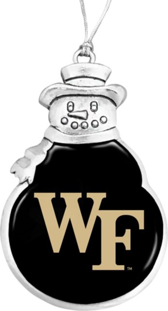 Wake Forest University Snowman Ornament