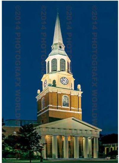 Wake Forest University 5''x7'' Postcard