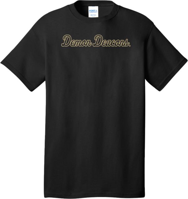 Wake Forest Extended T Shirt Demon Deacons Script - ONLINE ONLY