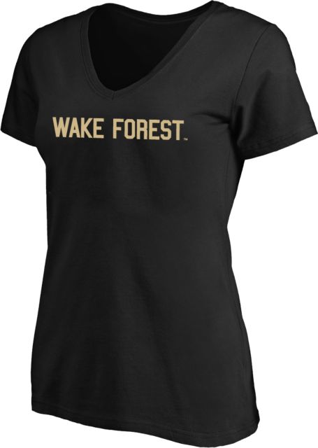 Wake Forest Womens Plus V Neck T Shirt Wake Forest - ONLINE ONLY