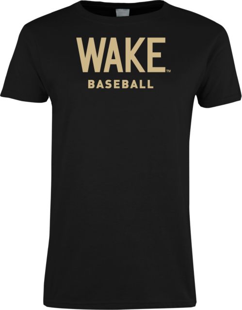 Wake Forest Womens Short Sleeve Tee Wake Baseball - ONLINE ONLY