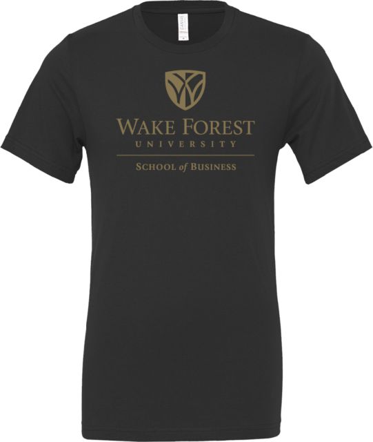 Wake Forest Bella + Canvas Jersey Cotton T Shirt Wake Forest University - School of Business - ONLINE ONLY