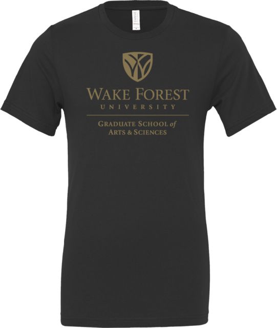 Wake Forest Bella + Canvas Jersey Cotton T Shirt Wake Forest University - Graduate School of Arts and Sciences - ONLINE ONLY