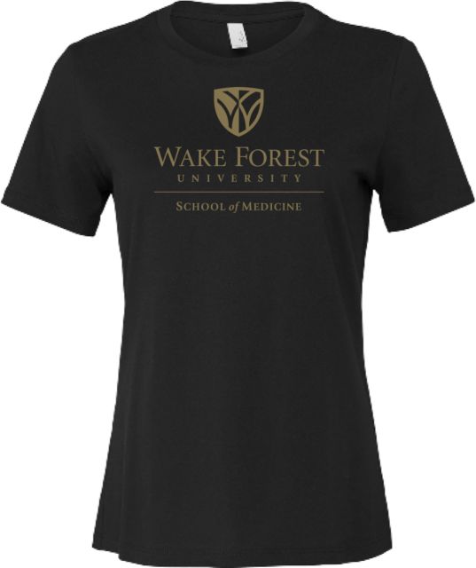 Wake Forest Bella + Canvas Womens Relaxed Cotton T Shirt Wake Forest University - School of Medicine - ONLINE ONLY