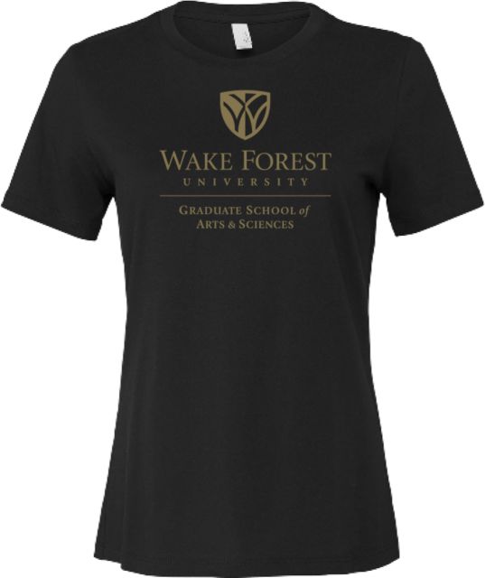 Wake Forest Bella + Canvas Womens Relaxed Cotton T Shirt Wake Forest University - Graduate School of Arts and Sciences - ONLINE ONLY
