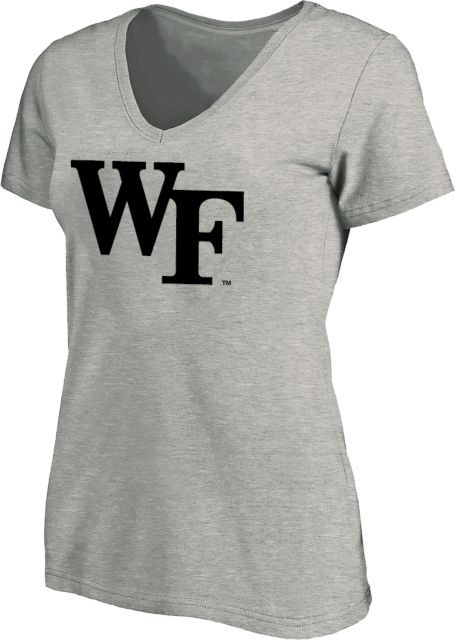 Wake Forest Womens Plus V Neck T Shirt WF - ONLINE ONLY