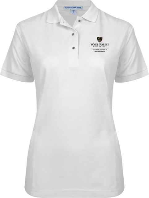 Wake Forest Womens Silk Touch Pique Polo Wake Forest University - Graduate School of Arts and Sciences - ONLINE ONLY
