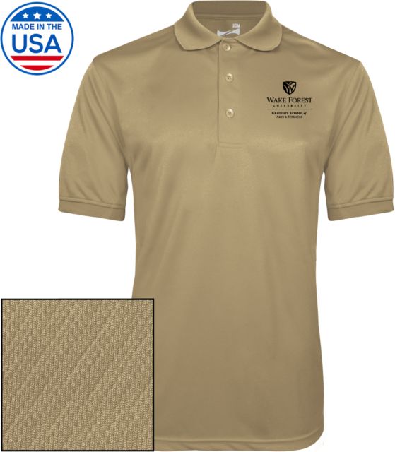 Wake Forest Dry Mesh Polo Wake Forest University - Graduate School of Arts and Sciences - ONLINE ONLY