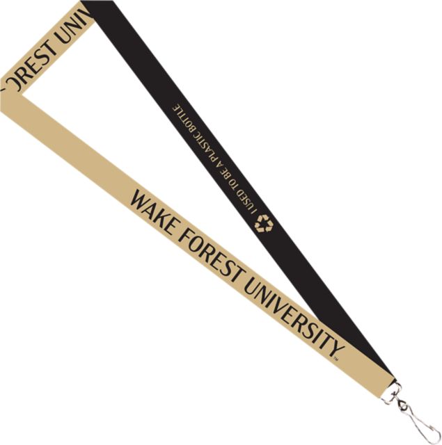 Wake Forest University Recycled Lanyard