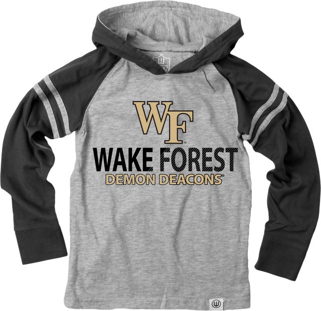 Wake Forest University Toddler Boy's Hooded Long Sleeve T-Shirt