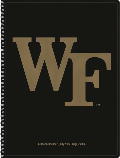 Wake Forest University Academic Monthly Planner