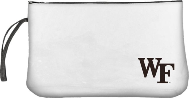 Wake Forest Demon Deacons Clear Wristlet