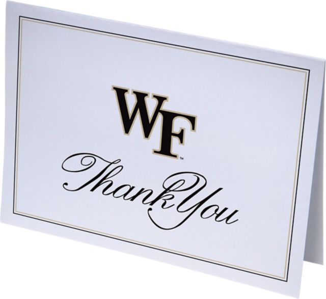 Wake Forest Demon Deacons 10 Pack Thank You Cards