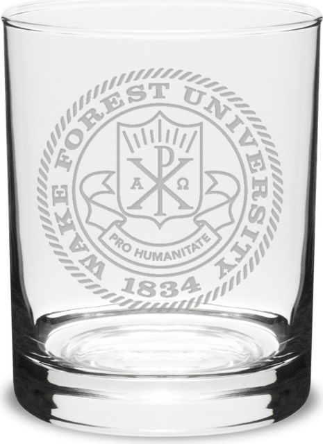 Wake Forest University 14 oz. Dof Glass