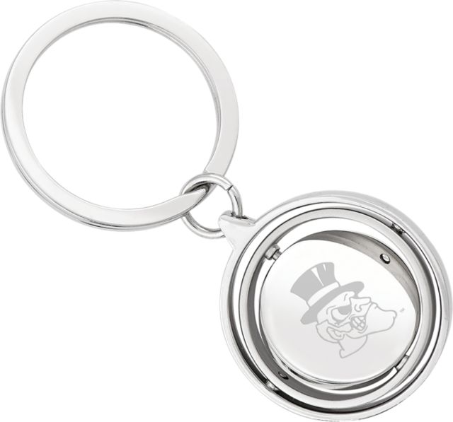 Wake Forest Demon Deacons Gimball Keychain