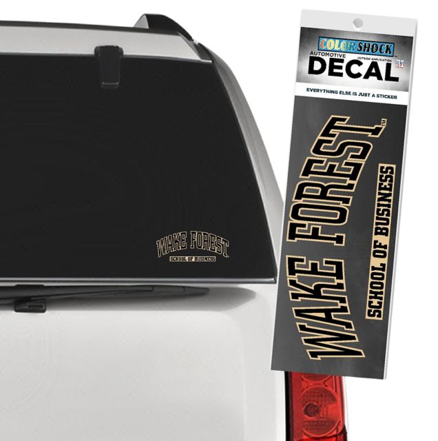 Wake Forest Demon Deacons School of Business Decal