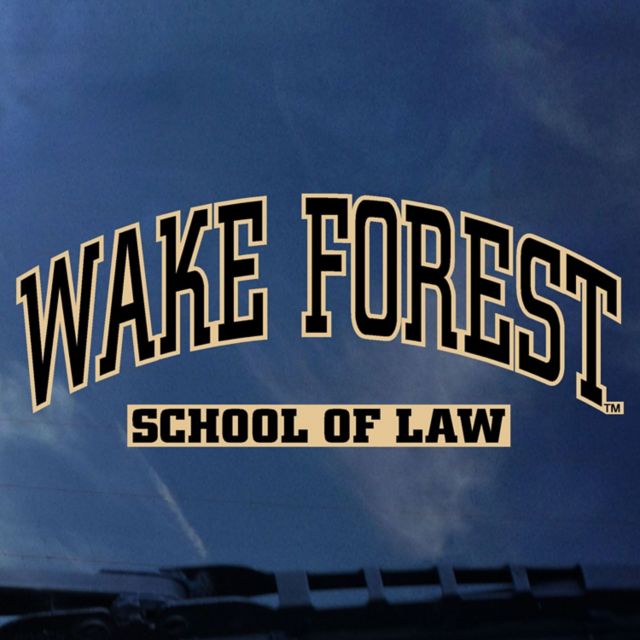 Wake Forest University School of Law Decal