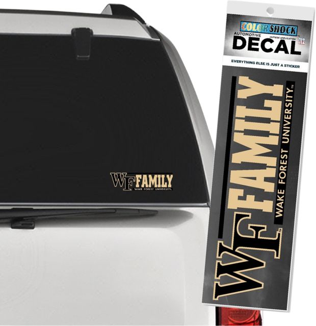 Wake Forest Demon Deacons Family Decal