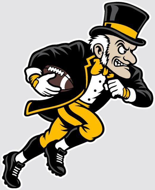 Wake Forest Demon Deacons Rushing Deacon Decal