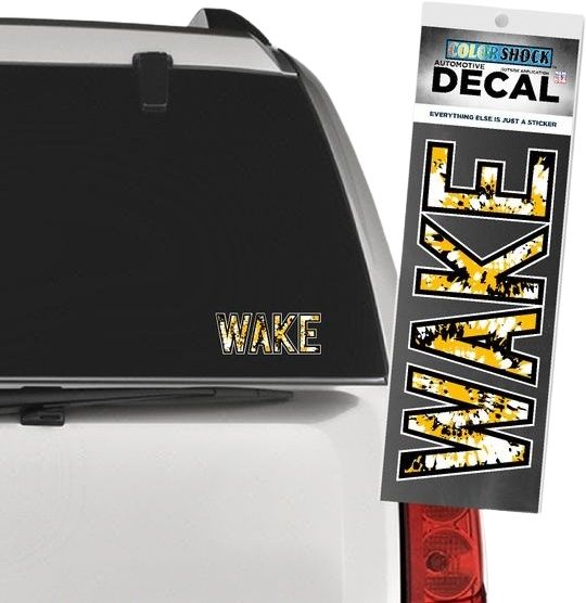 Wake Forest University Tie Dye Decal