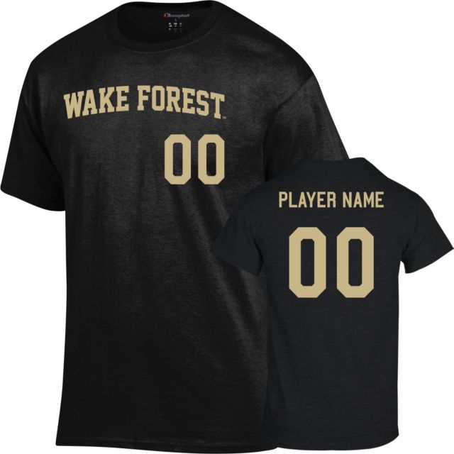 Wake Forest Baseball Player Name Short Sleeve T-Shirt