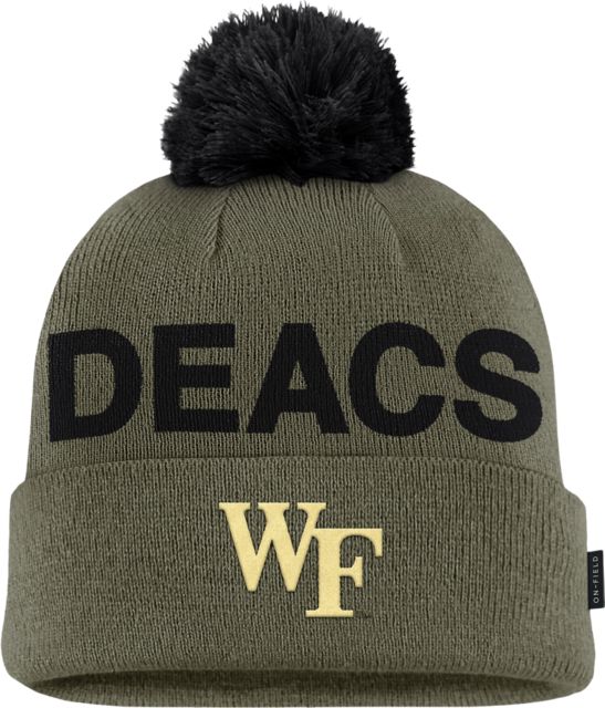 Wake Forest Demon Deacons Military Peak Beanie