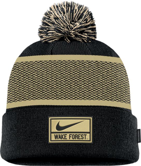 Wake Forest University Youth Peak Cuff Pom Beanie