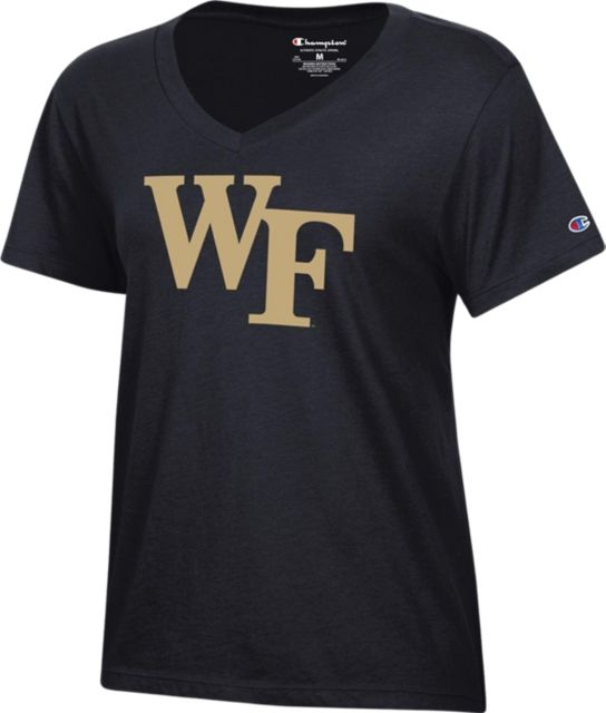 Wake Forest University Women's V-Neck Short Sleeve T-Shirt