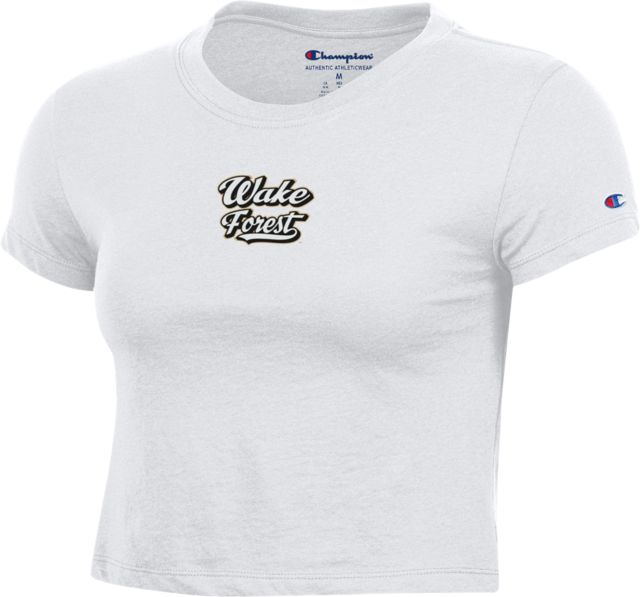 Wake Forest Demon Deacons Women's Cropped Short Sleeve T-Shirt