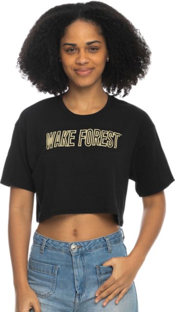 Wake Forest University Women's Crop Short Sleeve T-Shirt